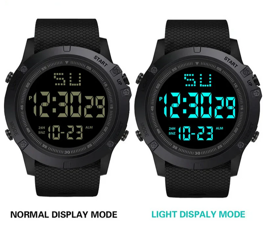 Rugged LED Digital Military Sports Watch