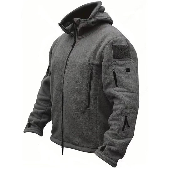 George – Taktische Fleece-Hoodie-Jacke für Männer