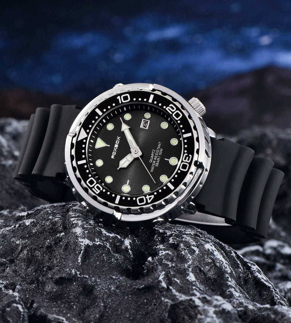 Fashion Silicone Strap Chronograph Sports Watch