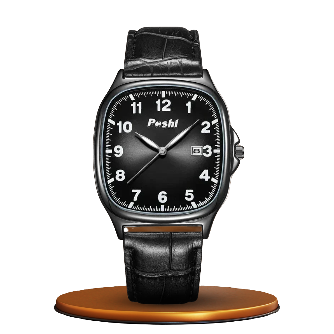 Fashion Leather Band Quartz Watch