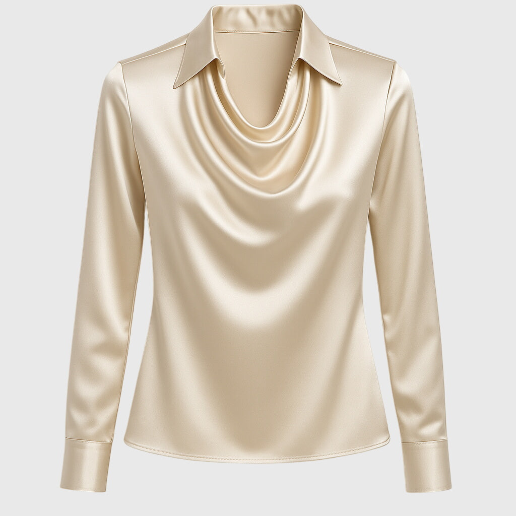 Samaire – Elegante Satinbluse für Frauen