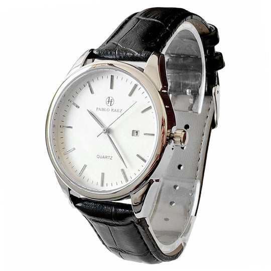 Lifestyle Essential Leather Strap Wristwatch