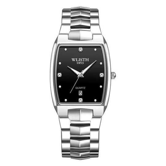 Square Style Quartz Couple Watch