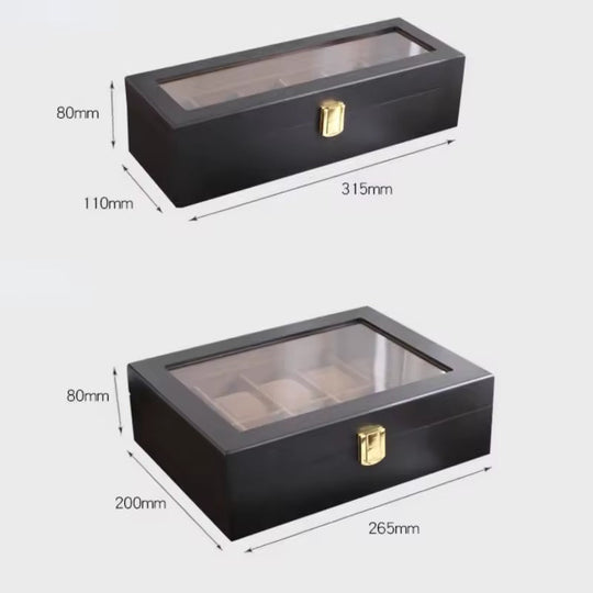 Handmade Luxury Wooden Display Case Organizer