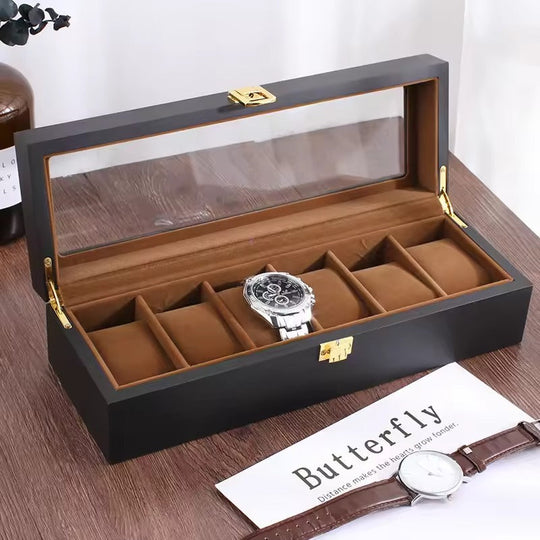 Handmade Luxury Wooden Display Case Organizer