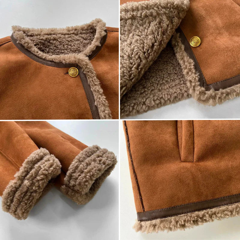 Terra – Jacke mit Kunstfellfutter für Frauen