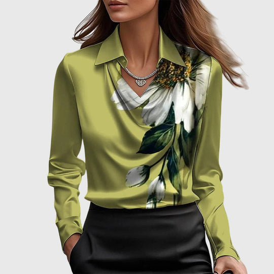 Samaire – Elegante Satinbluse für Frauen