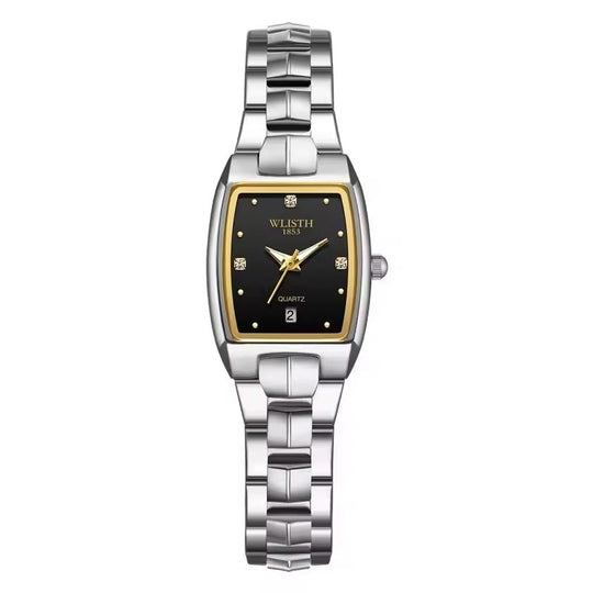 Square Style Quartz Couple Watch