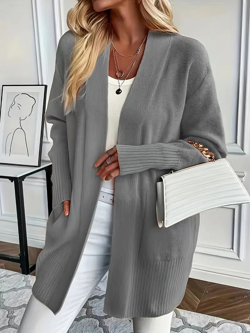 Liselotte – Offene Strickjacke für Damen