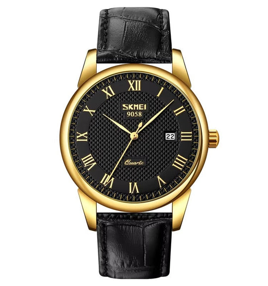 Classic Leather Business Couple Watch