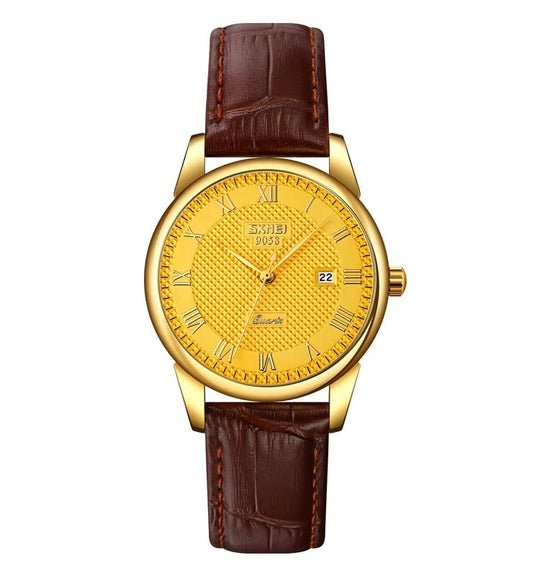 Classic Leather Business Couple Watch