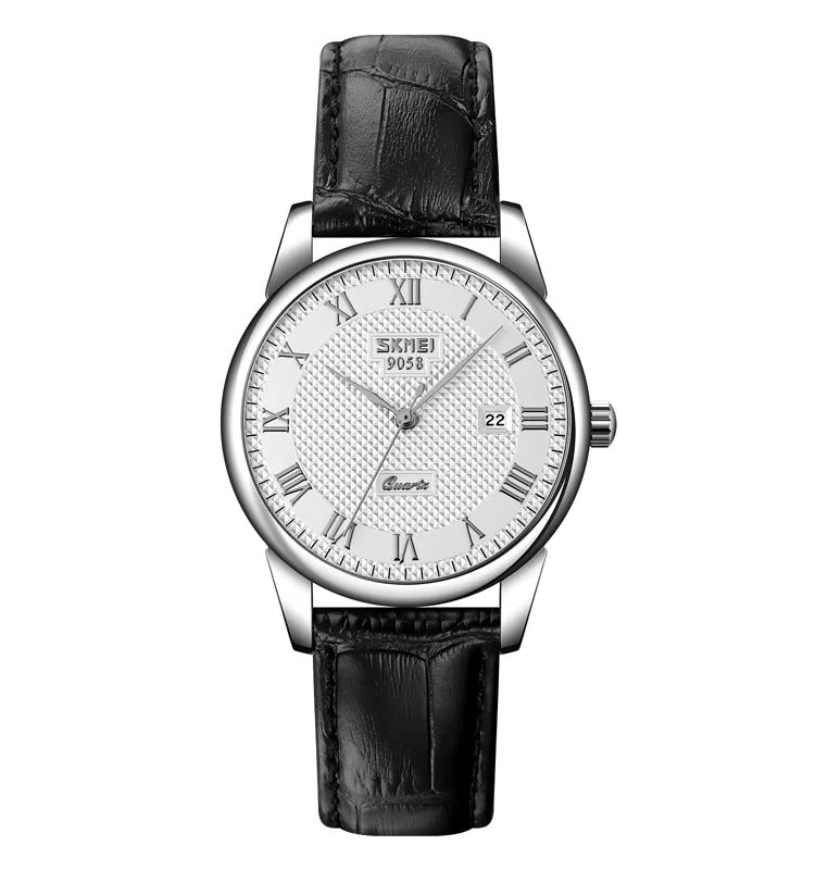 Classic Leather Business Couple Watch