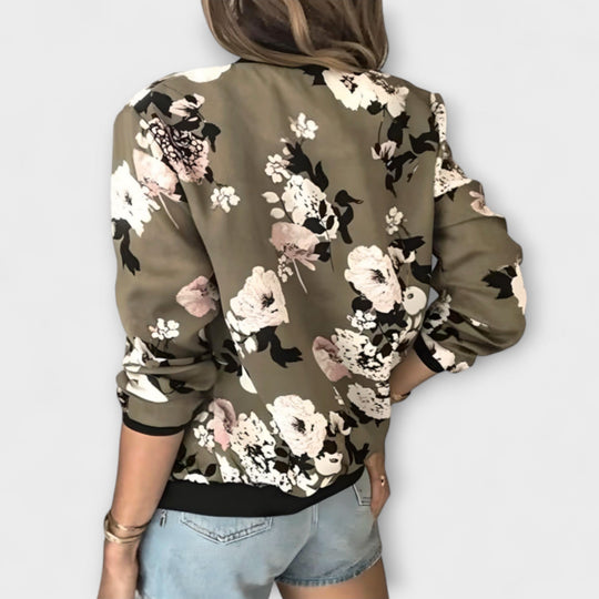 Alora – Florale Bomberjacke für Damen